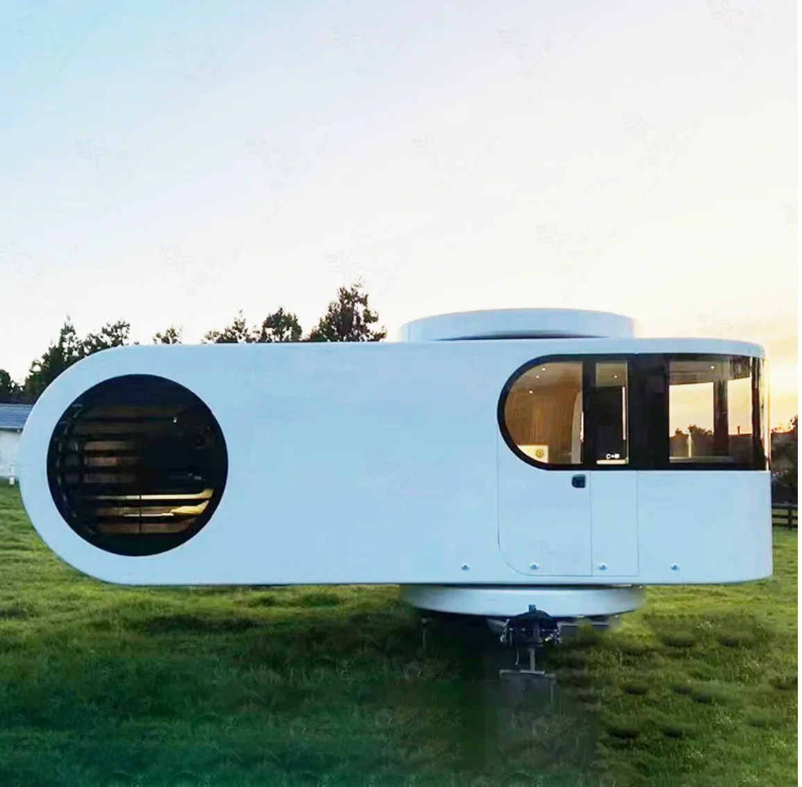 Extendable Structures Telescopic Extension Modular Steel Structure Villa House Capsule-type ...