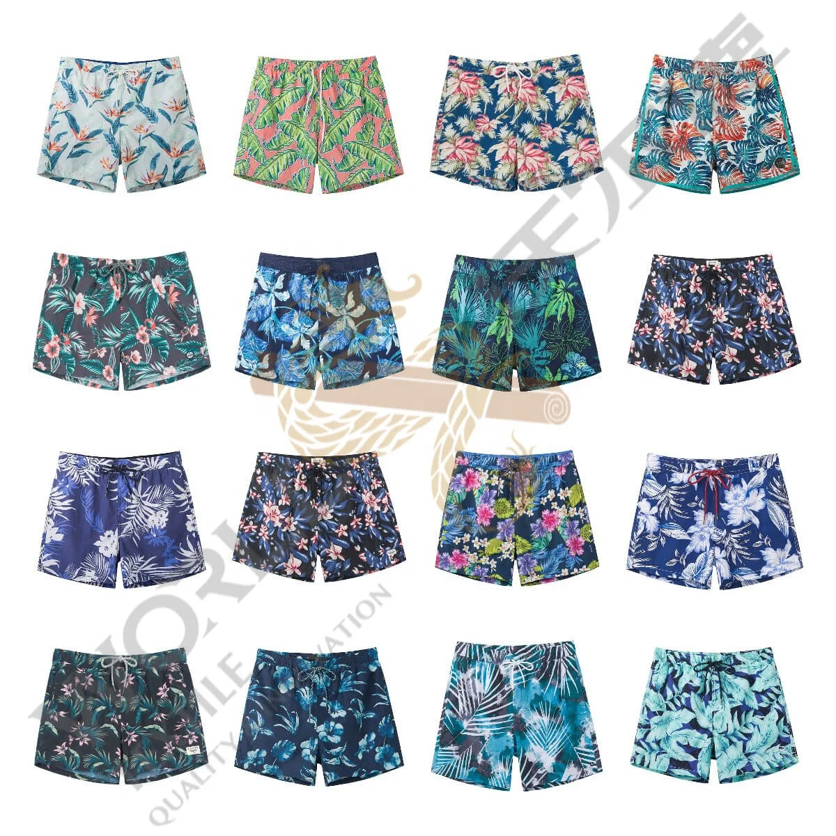 Hot Selling Pattern Custom Printing Mens Designer Swim Shorts for Sale