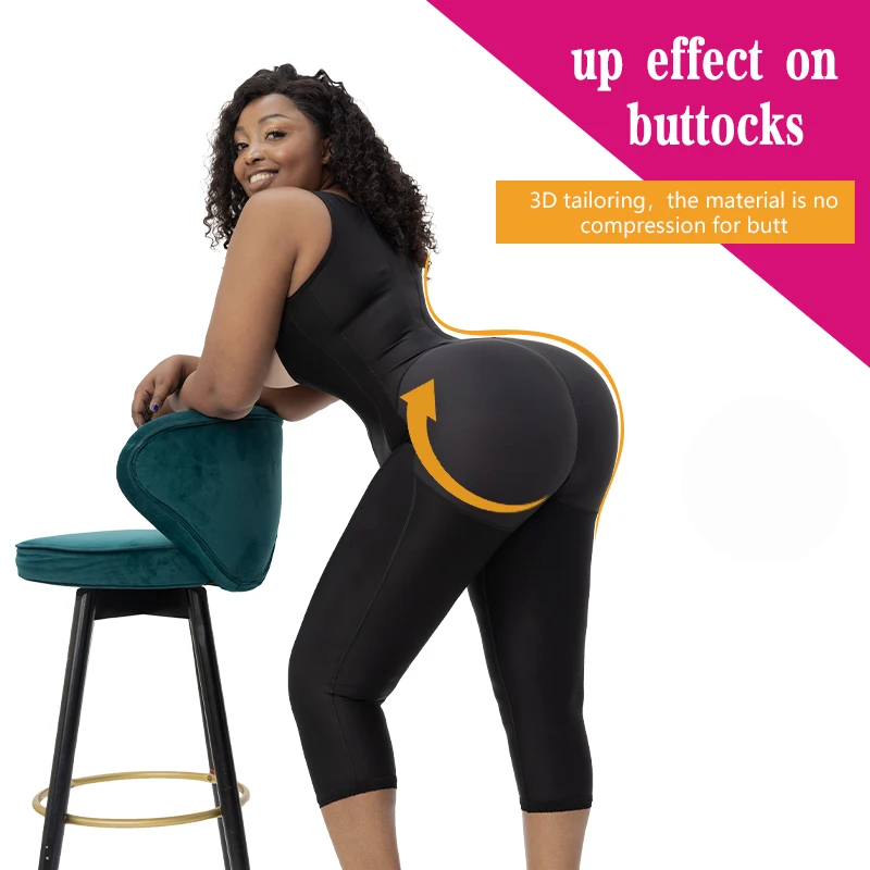 Stage 1 Open Crotch Tummy Control Butt Lifting Estilo Chaleco Reductor Abdom Colombia Fajas Para Levantar Gluteos Shapewear
