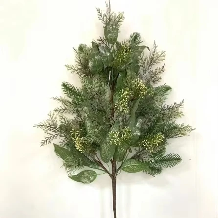 25.5"H Plastic Pine Picks Christmas  Home Decoration
