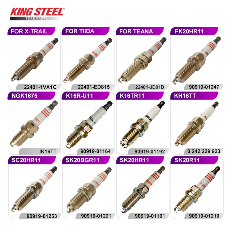 Original Genuine Cars Iridium Spark Plugs for Toyota Prius Noah Corolla CAMRY YARIS Land Cruiser Hyundai Chevrolet Mazda LEXUS