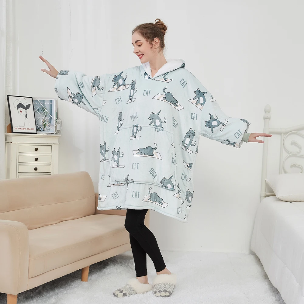 Оригинальная фабричная толстовка с капюшоном принтом фланелевая флисовая большого