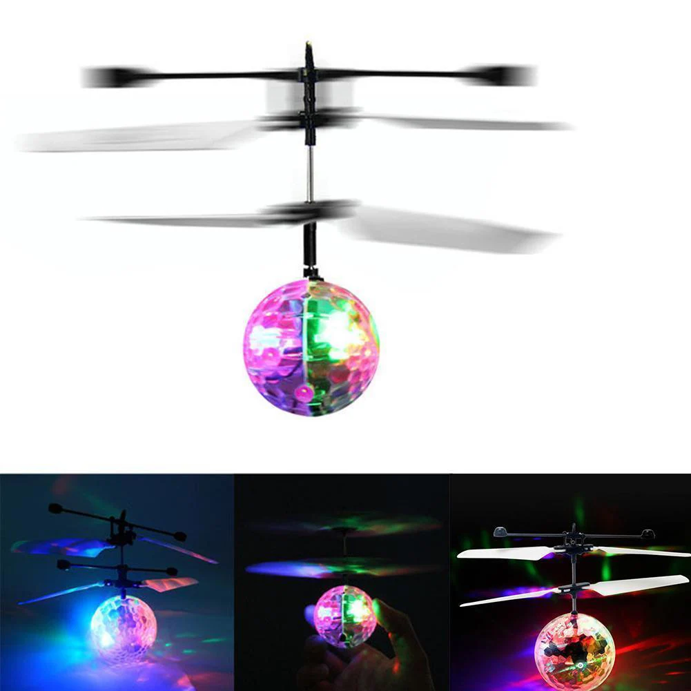 Induction Flying Crystal Ball With Led Luminous Kid Flight Balls