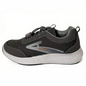 Wholesale Large Size Men's Fashion Running Shoes Breathable  Upper Lightweight EVA Sole Soft Spring Summer Walking Style