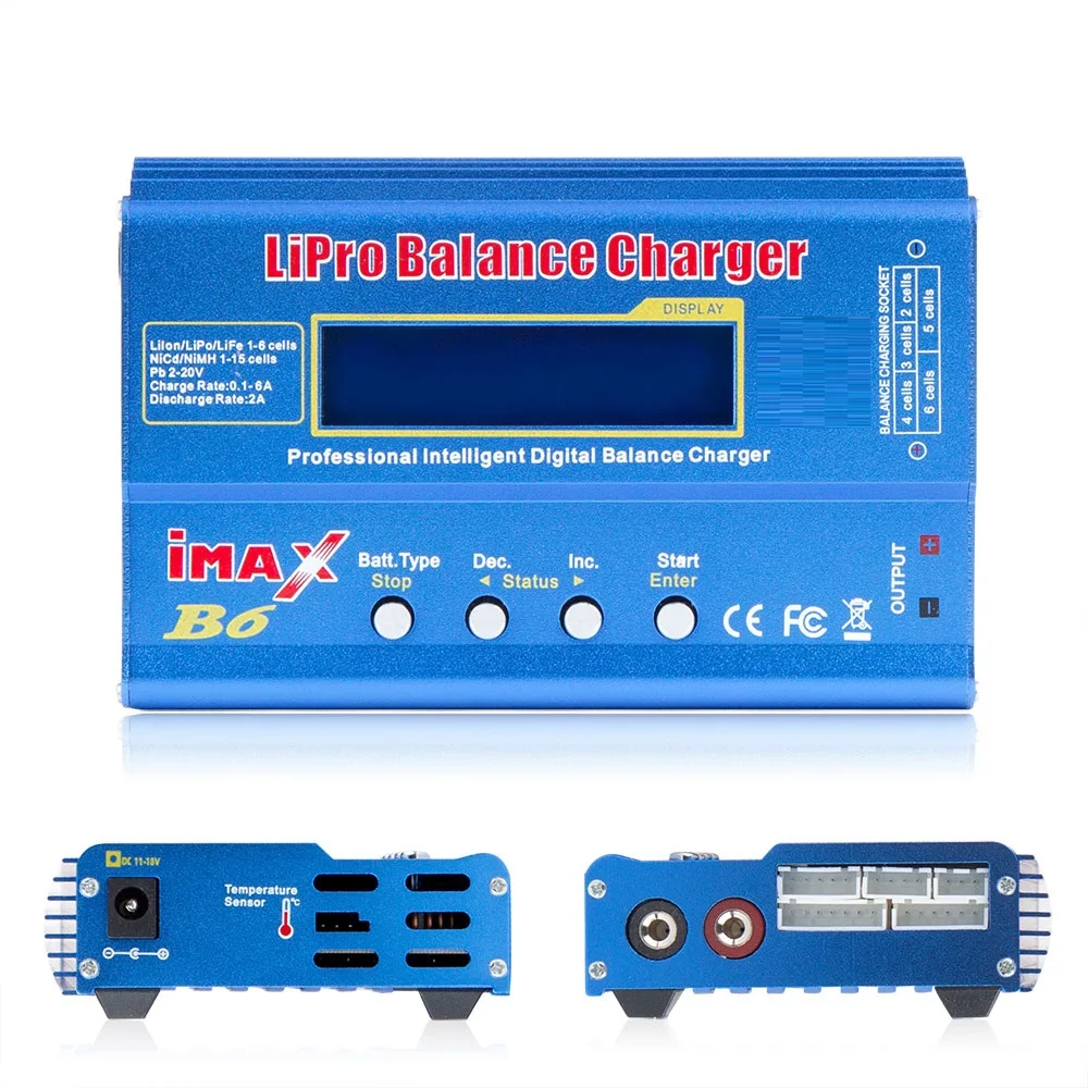 Haisito Lipo Cargador de batería 80 W 6 A – Cargador para Li-Ion, Life, NiMH, NiCd Haisito Lipo Cargador de batería 80 W 6 A – Cargador para Li-Ion, Life, NiMH, NiCd