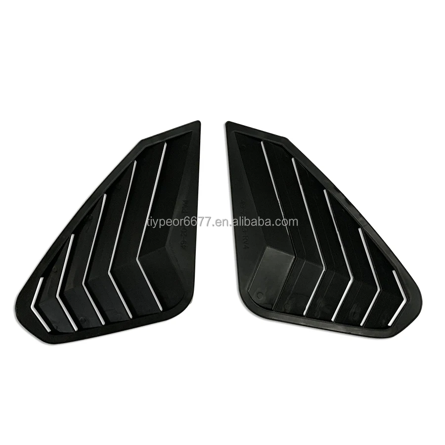 product tiypeor car window cover for toyota rav4 2020   2023 exterior rear side window louver black  auto car accessories 2021 2022-6