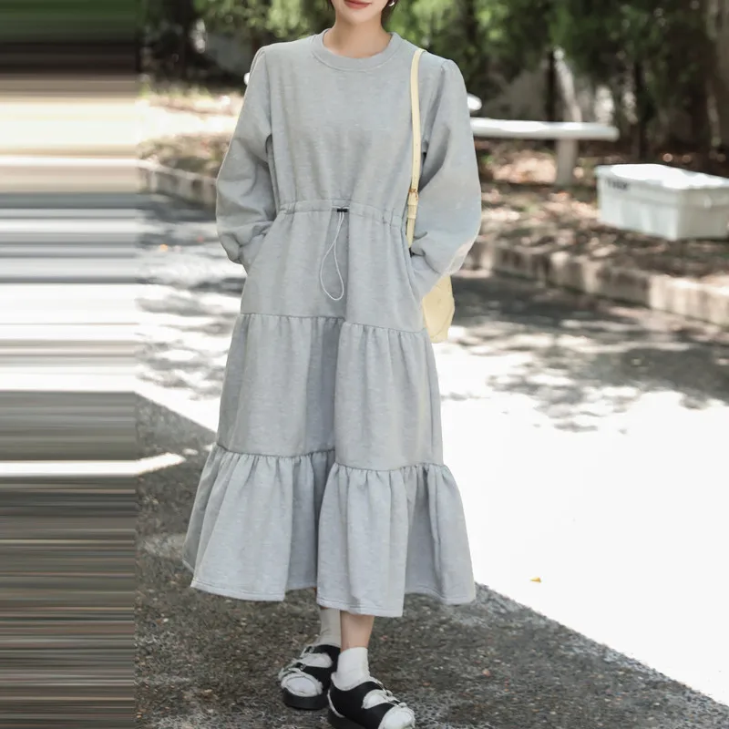 navy blue dress for baby girl 18 Stylish Sweater Dress Outfit Formulas You'll Want to Live In main image 1