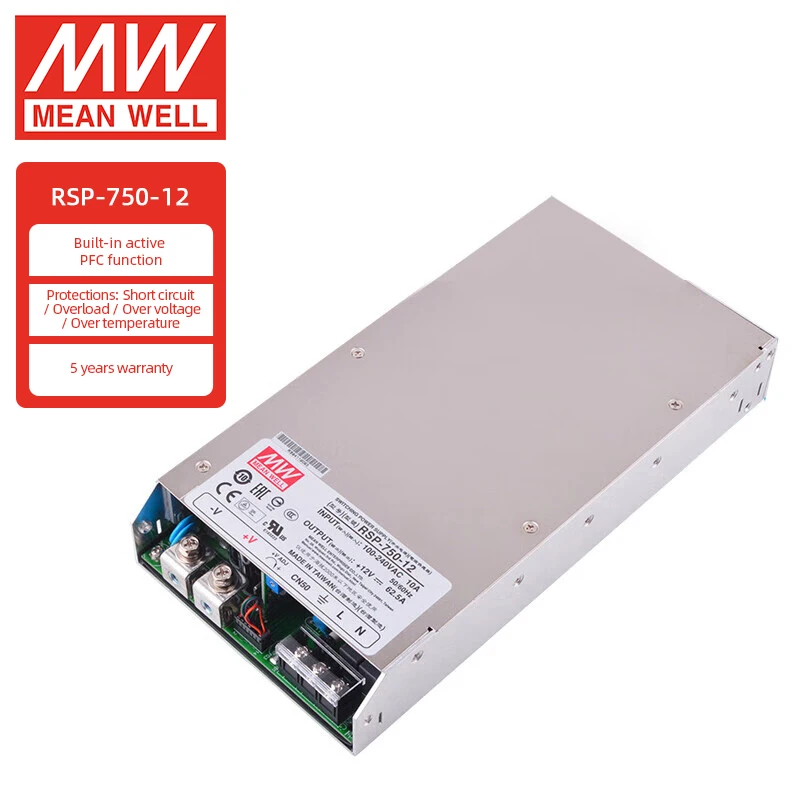 Mean Well 12V 62.5A Power Supply 750 Watt - Reliable & Efficient