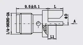 Conector SMA Hembra Para Panel – Montaje Mamparo Con Tuerca – Soldar – Lote 20 Unidades