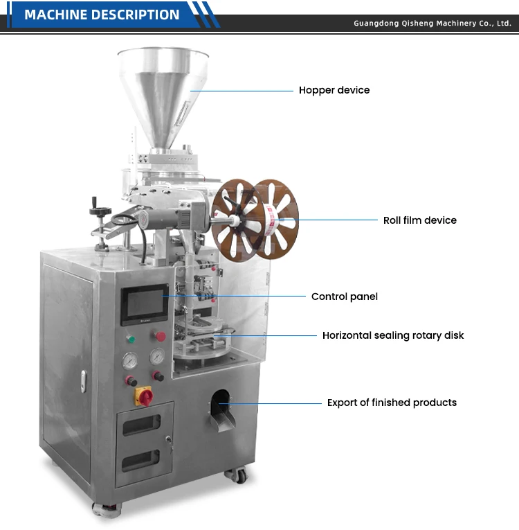 tea triangle filling machine