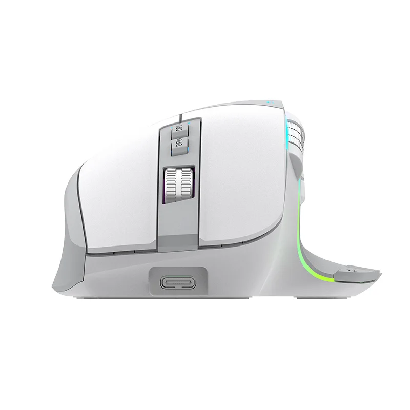 Wireless Mouse BT RGB Rechargeable Mouse Wireless Computer LED Backlit Ergonomic Gaming Mouse for Laptop PC