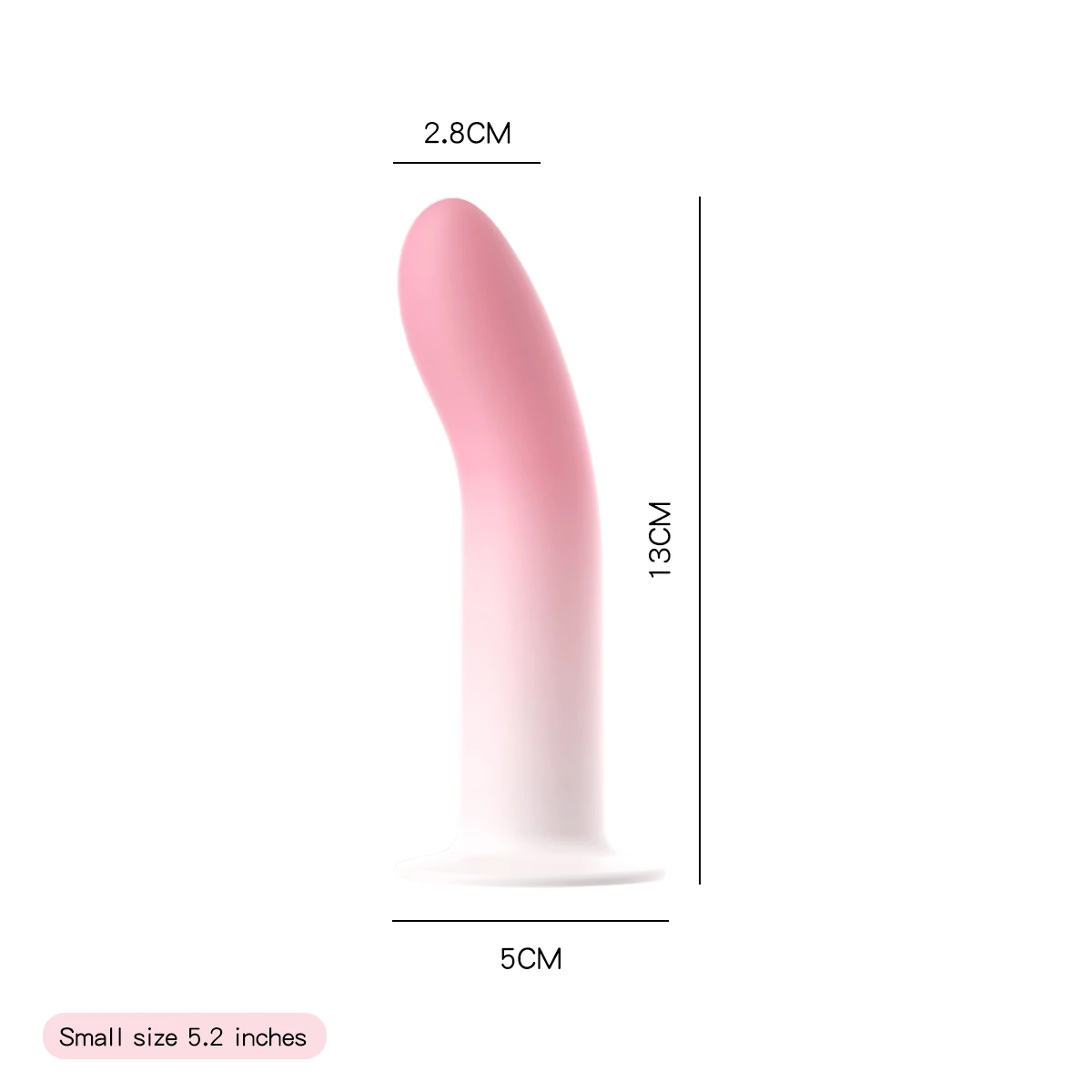 Manual dildo product dimensions and sizing guide
