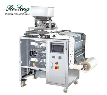 Automatic multi lane 4 side seal bag salad sauce packaging machine 8 lane mayonnaise packing machine