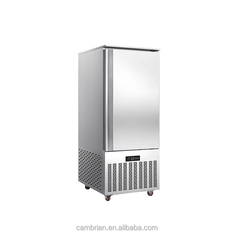 Морозильник мгновенного действия из нержавеющей стали с сенсорным экраном