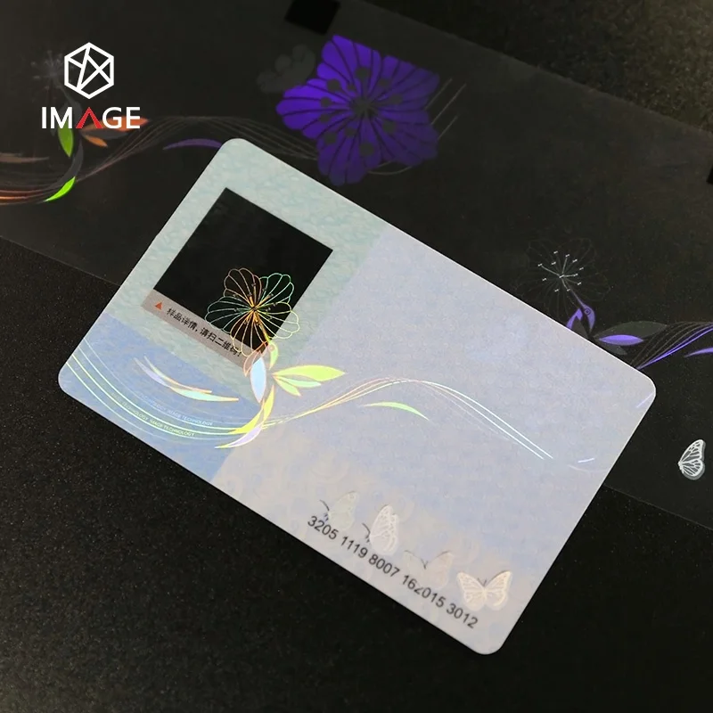 High Security ID Card Hologram Heat Transfer Overlay with Seamless Visual Effect