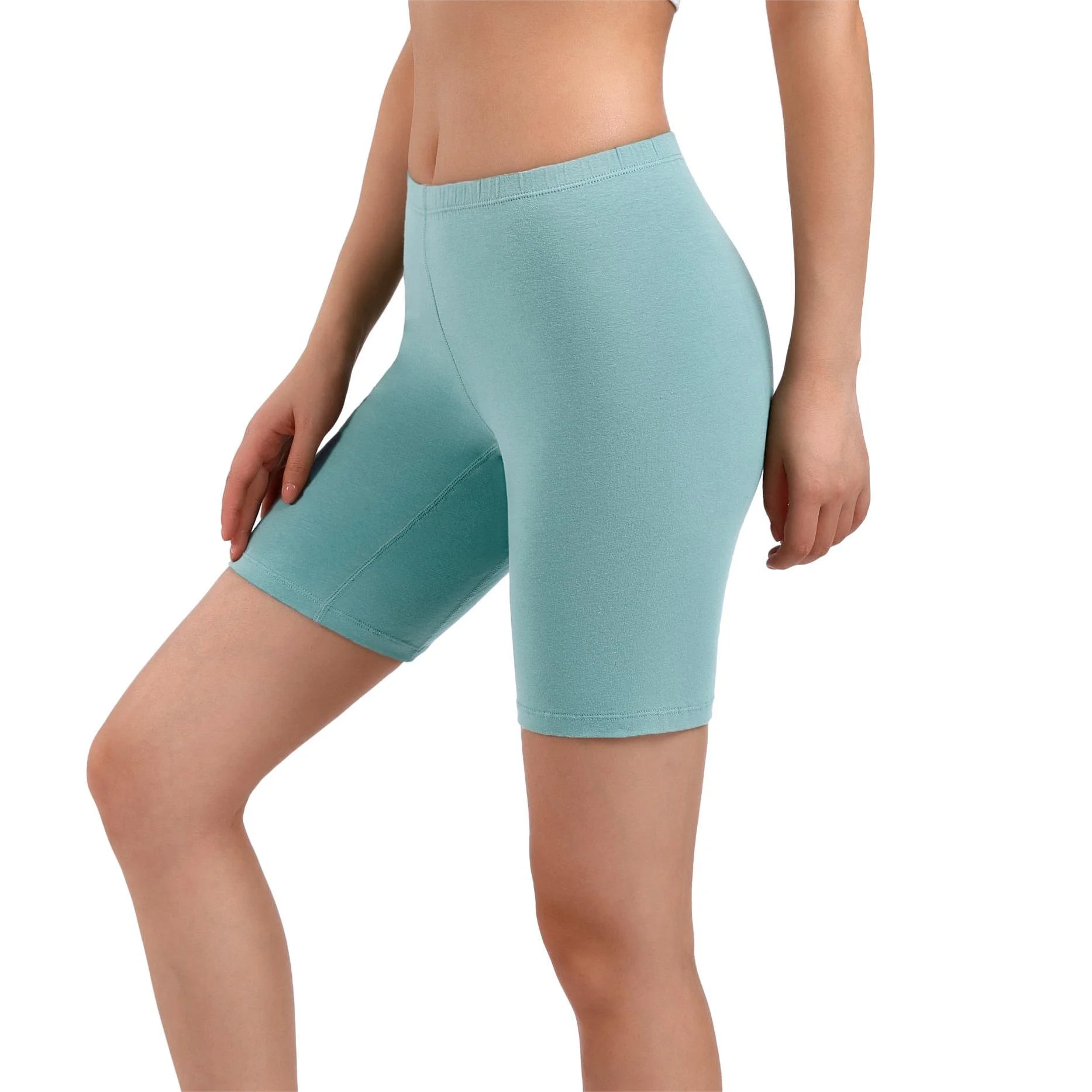 Bóxer de seguridad para mujer, pantalones cortos de algodón