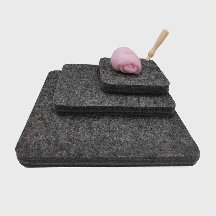 Натуральный шерстяной игловаляющий коврик, игловаляющий коврик для игловаляния, набор для рукоделия