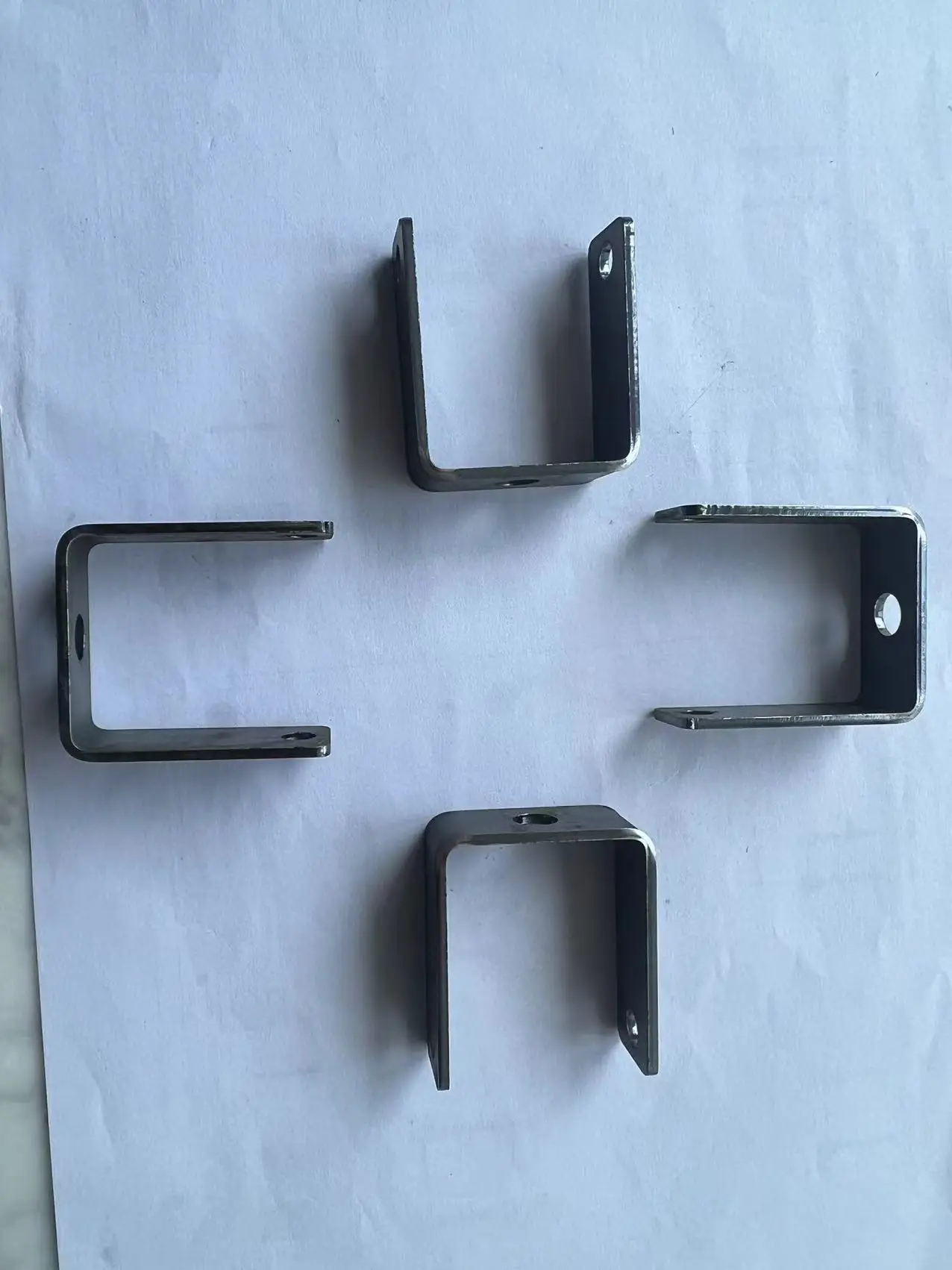 Metal Angle Bracket Stainless Steel OEM Custom 45 Degree 90 Degree Black Coat Triangle Painting Customized Hot Surface Finish