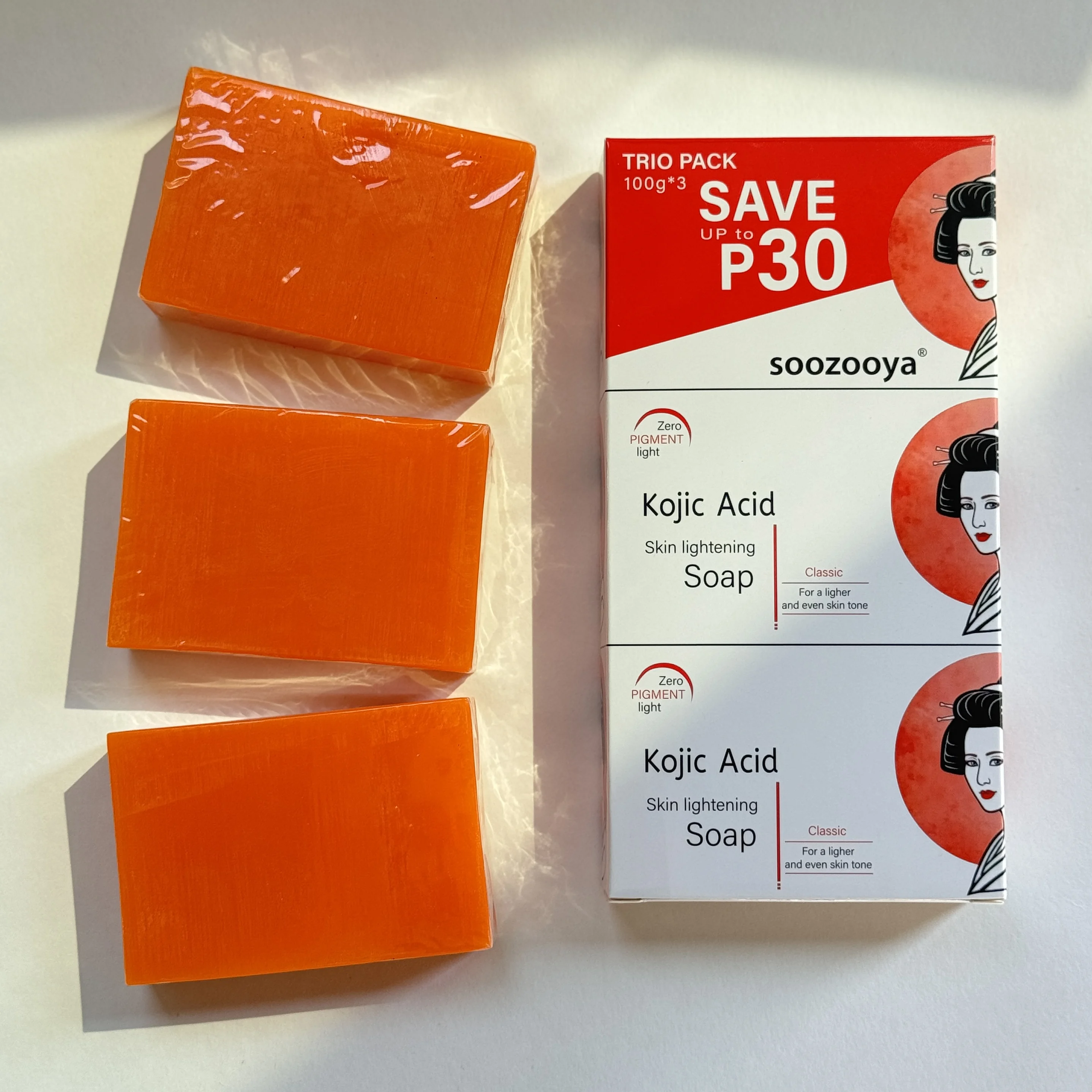 Private Label Original Skin Whitening Soap Brightening Lightening Bath Bleaching Body Face Whitening Kojic Acid Soap