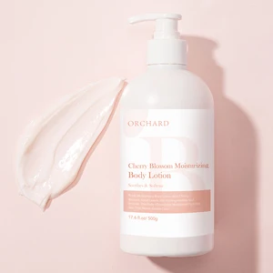 Private Label Whitening Nourishing Moisturizing Japanese Cherry Blossom Body Lotion