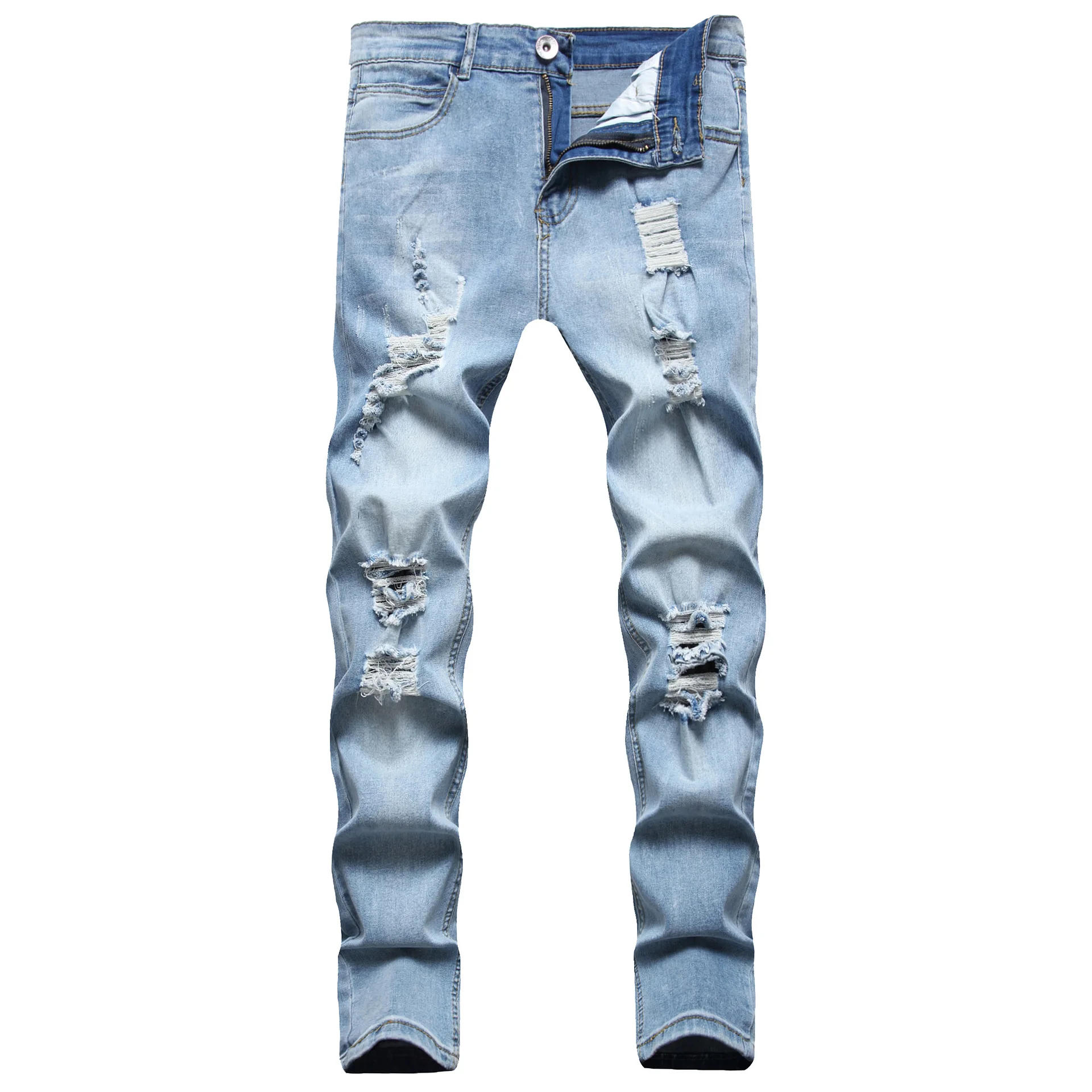 Custom Denim Casual Soft Men Classic Stylish Jeans For Men High Waist ...