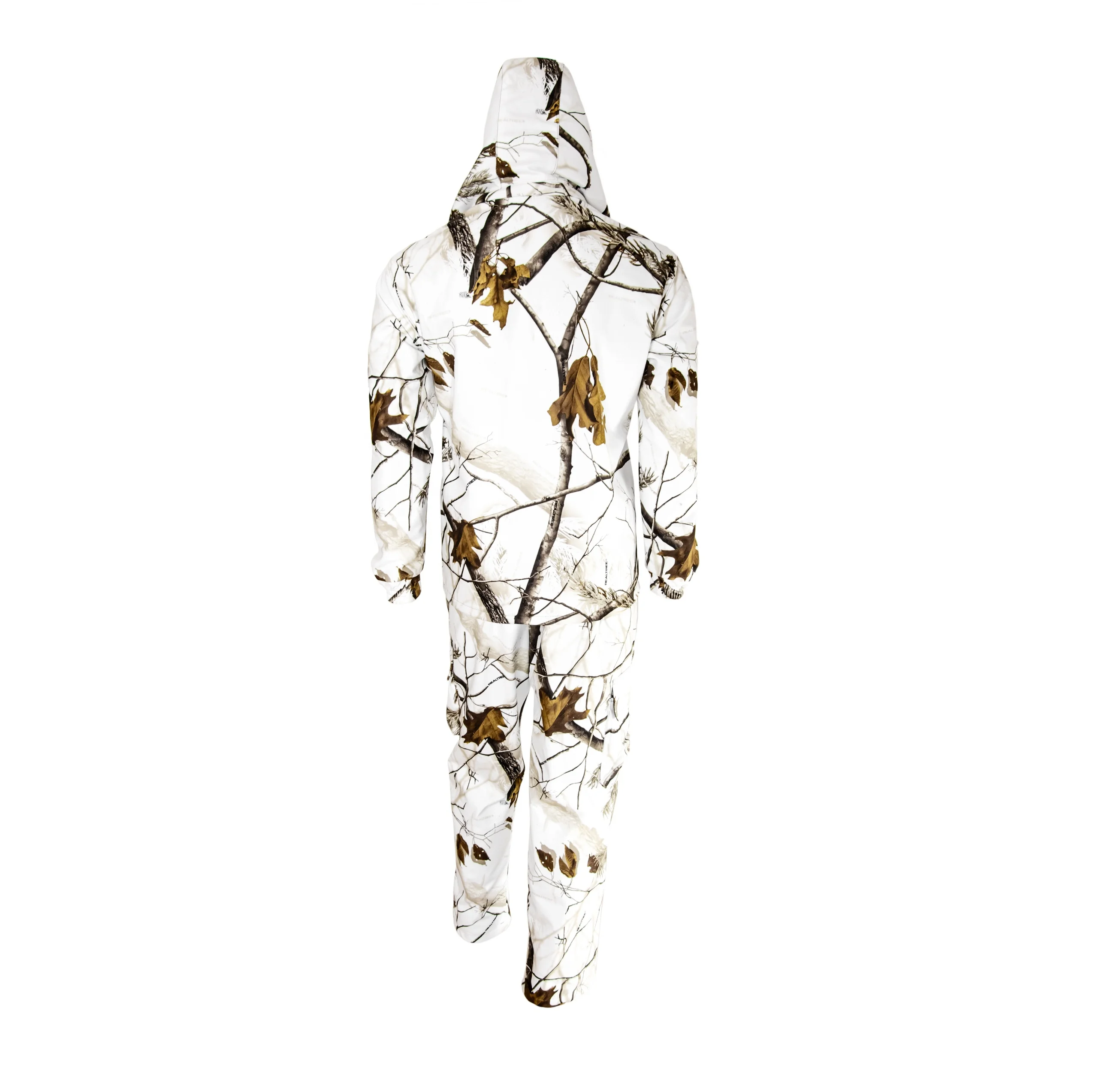 Hunting Real Tree White Snow Camo Hunting Clothes Jacket and Pant From BJ Outdoor