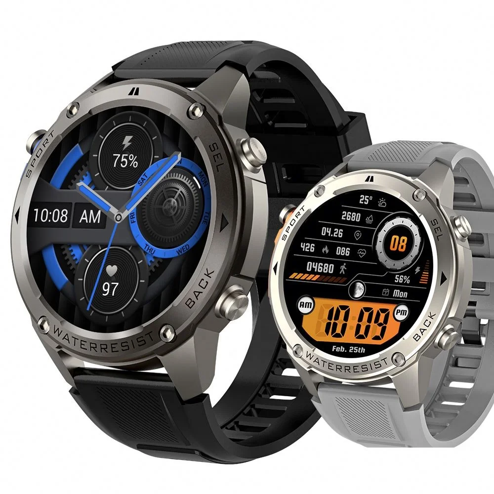DM56 Android Smart Watch Gps Dual-bands GPS Positioning Fitness Tracker 170+ Outdoor Sports Smartwatch for Men 5ATM Waterproof