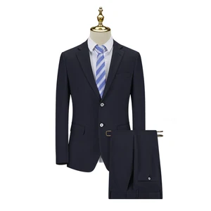 Blue Business Men's Professional Suit Wholesale Customized HK2055-1