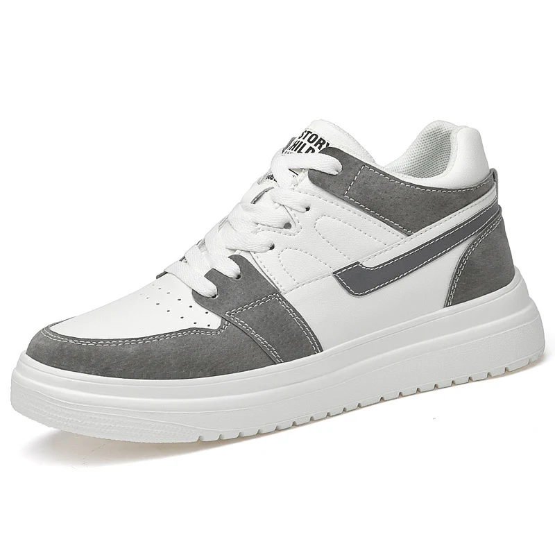 ZC Men's Height Increasing Shoes with Men's Casual Shoes with High Top Blackboard, Men's Lifting Shoes