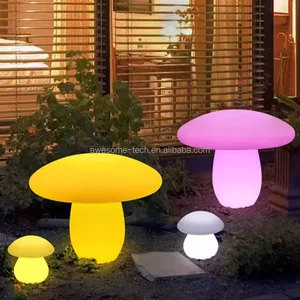 Amazing Fantasy Colorful LED Table Lamp Decorative Garden Forest Mushroom Lamp for Halloween Lights