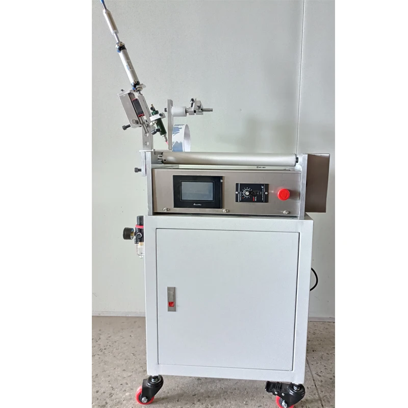 New Model Easy Operation Paper Cover Gluing Machine for Paper Tube Semi Auto Automatic Floor up Glue Dispensing Machine