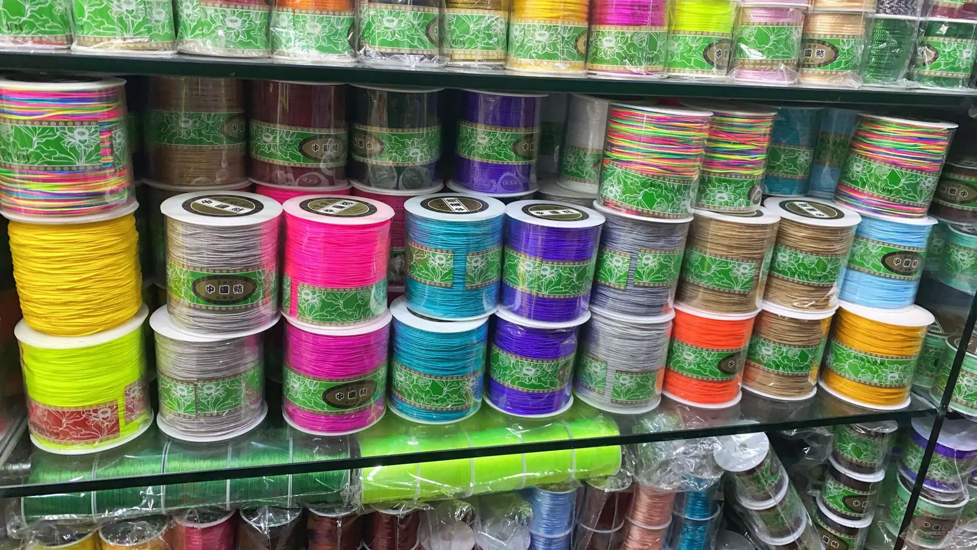 0.8MM 100M/Spool 1.0MM 300M/Spool Colorful Nylon Cord Thread Chinese Knotting Macrame Cord Braided String Beading Craft Thread
