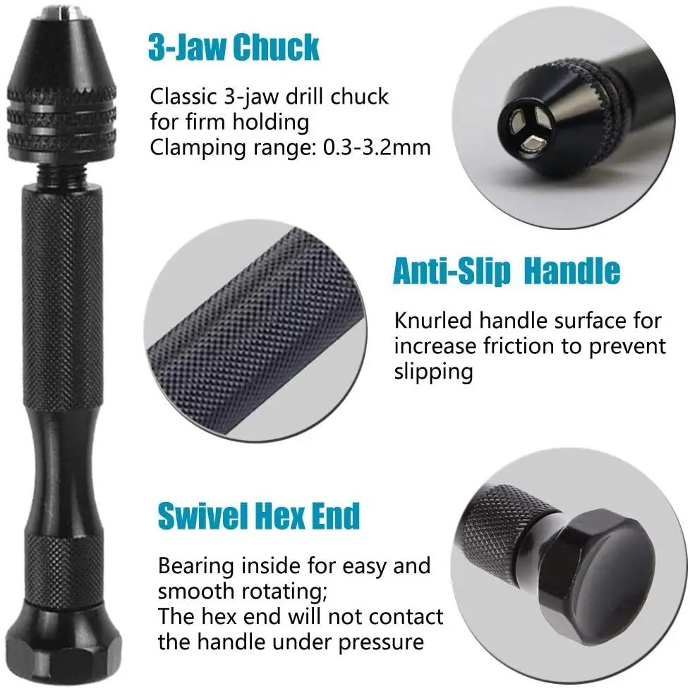 Aluminum Alloy Miniature Hand Tool Set Twist Drill