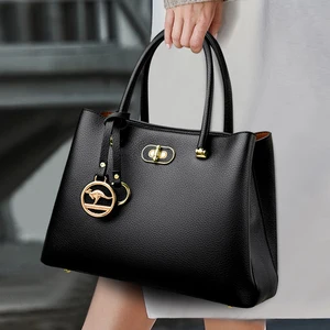 2026 Fake KAIDIFEINIROO Kangaroo Factory  Leather Tote Bag for Women Handbags Brand Luxury Top Quality Shoulder Bags