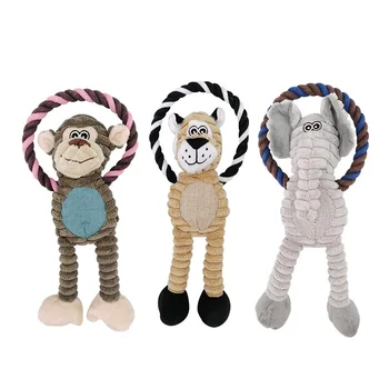 Manufacturer Oem Cotton Pet Chew Plush Rope Dog Toys Dog Stuffed Pet Plush Toys