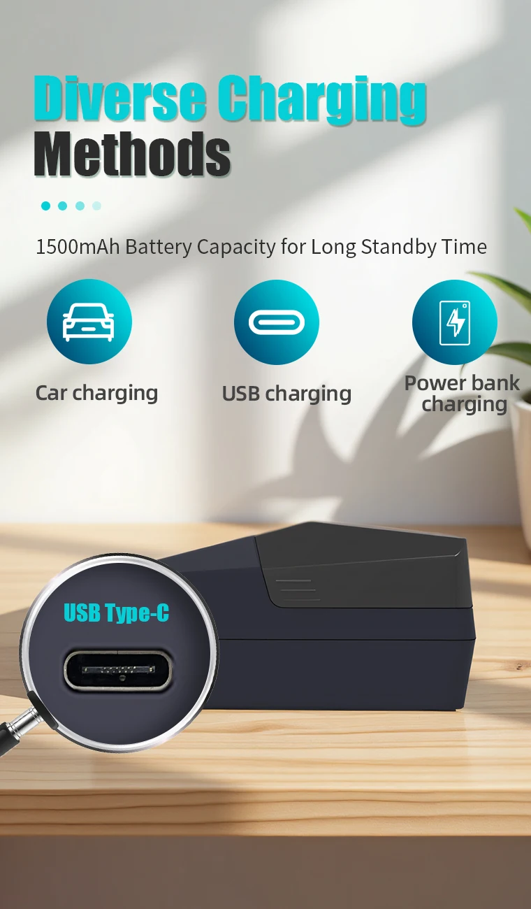 Inkless Mini Bluetooth Label Printer with Multiple Templates, Wide Waterproof Labels, Portable Thermal Sticker Label for School