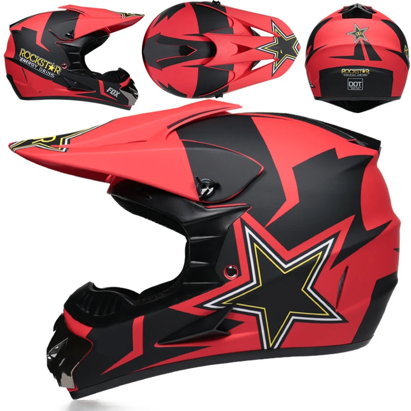 Rockstar Casco Motocross Antiguo Rockstar Motorcyle Gear FREE UK