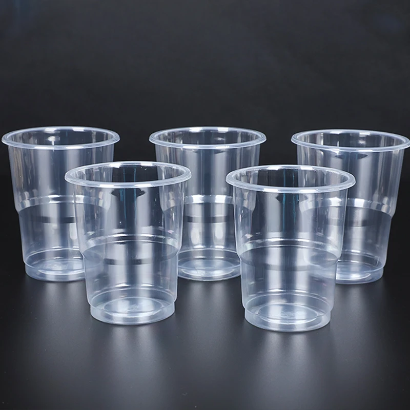 Wholesale One-Time Transparent Plastic Cups - 1000 Pieces