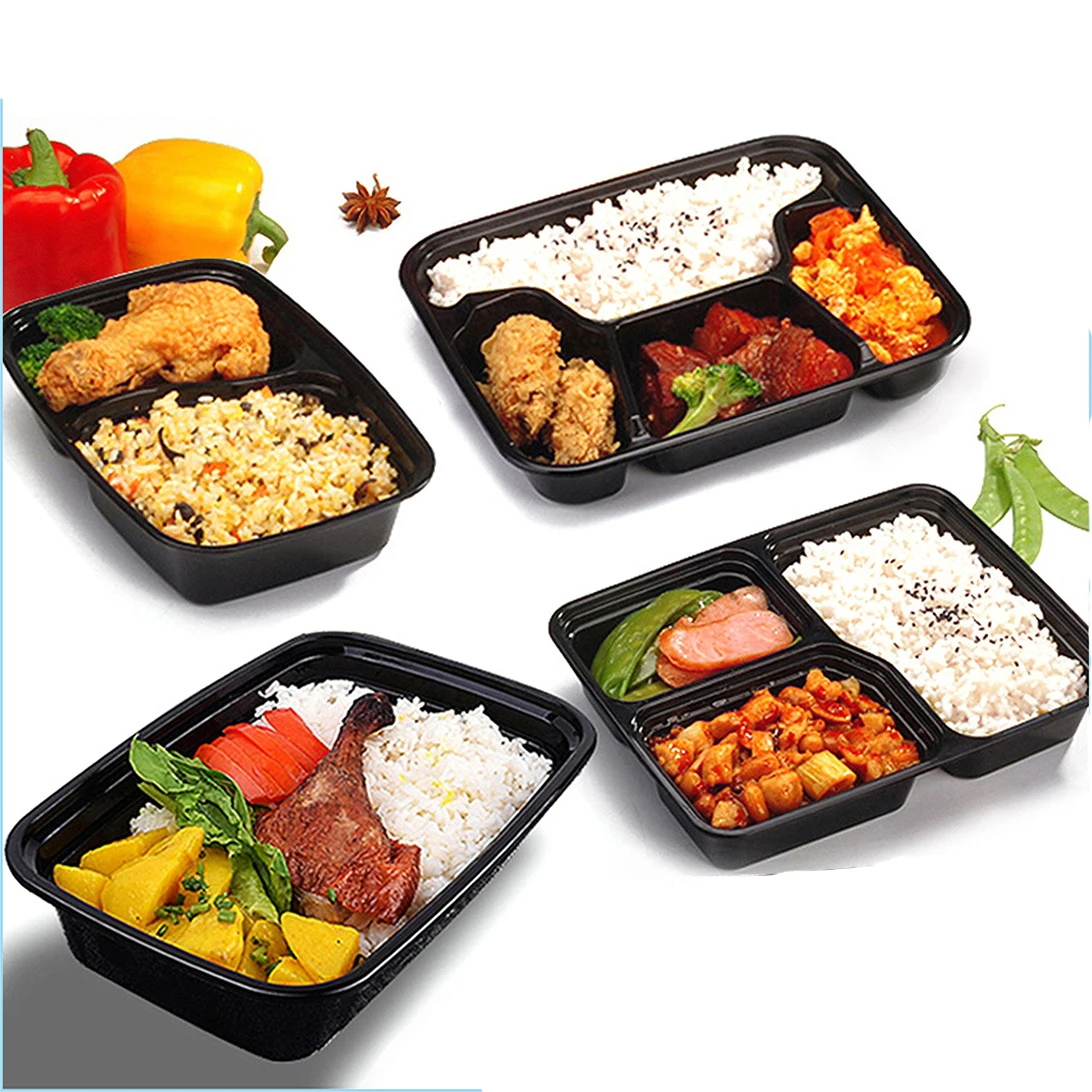 150 pack bento lunch box disposable bpa-free food packaging meal