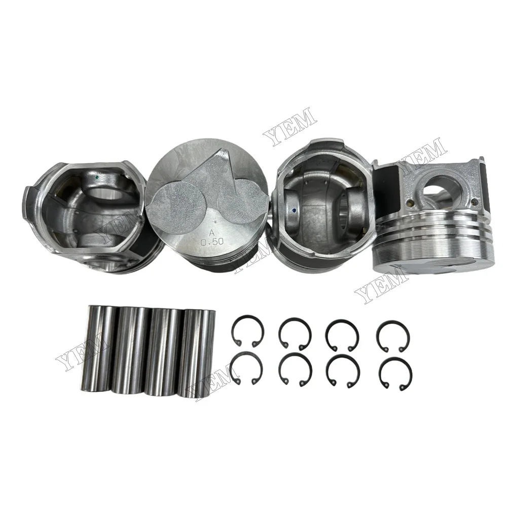 Piston +0.5 H1640-21100 16427-21113 Fit for Kubota V1903 Engine 3