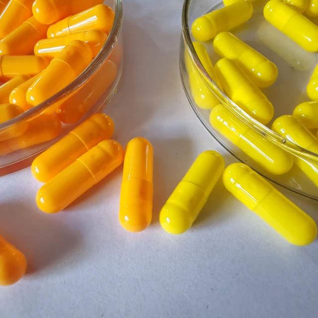 best yellow empty (hollow ) hard gelatin capsules