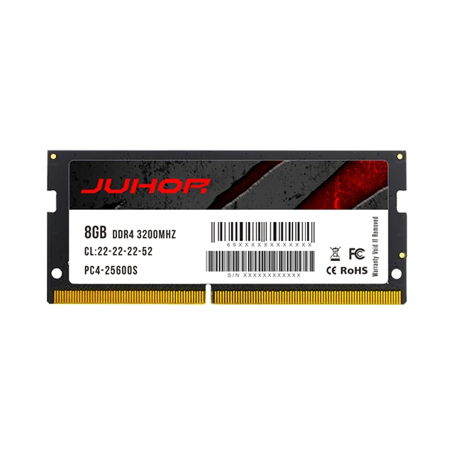 Juhor DDR4 Laptop RAM 8GB/16GB/32GB - 2666/3200/4800MHz, ECC, FCC