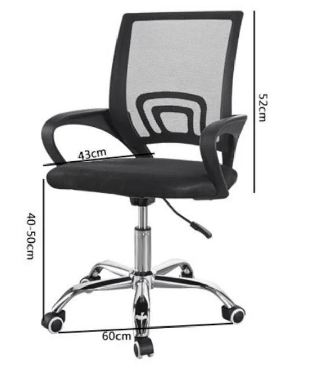 Factory Wholesale Hot Selling Height Adjustable Office Chair Ergonomic Office Rotating Mesh Computer Office Chair factory