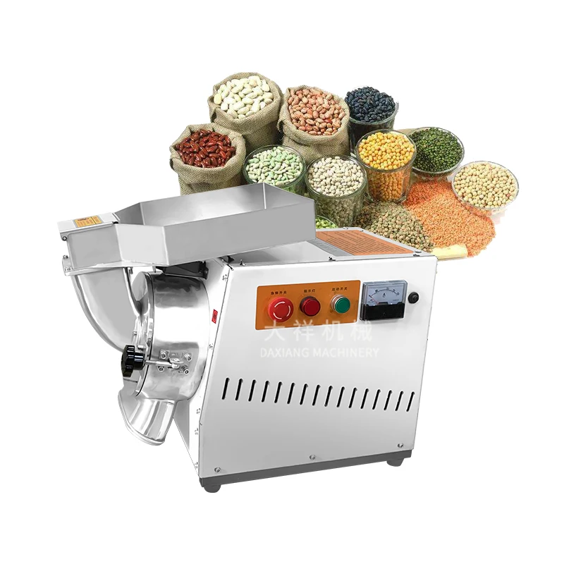 DX-15 Chili Grinder Sugar Cocoa Bean Powder Pin Mill Pulverizer Spice Universal Pulverizer Chilli Pepper Grinding Machine