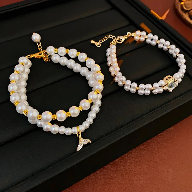 1 Pezzo Braccialetto Con Fiore A Cinque Petali, Braccialetto Con Fiore Quadrifoglio, Regalo Di Lusso Delicato E Unico Per Le Donne P 139882072