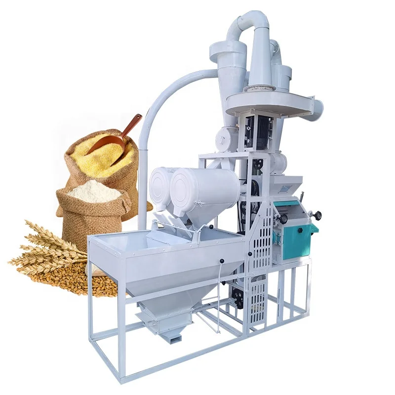 Per Day Complete Production Line 5 Ton Atta Chakki Mini Maize Rice Flour Mill Over 200 Ton in Uganda