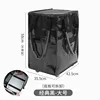 Black, large size, 58*42.5*35.5cm (base plate is removable)