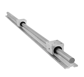 Light load round linear guide cylinder linear rail and block automation line railway bearings