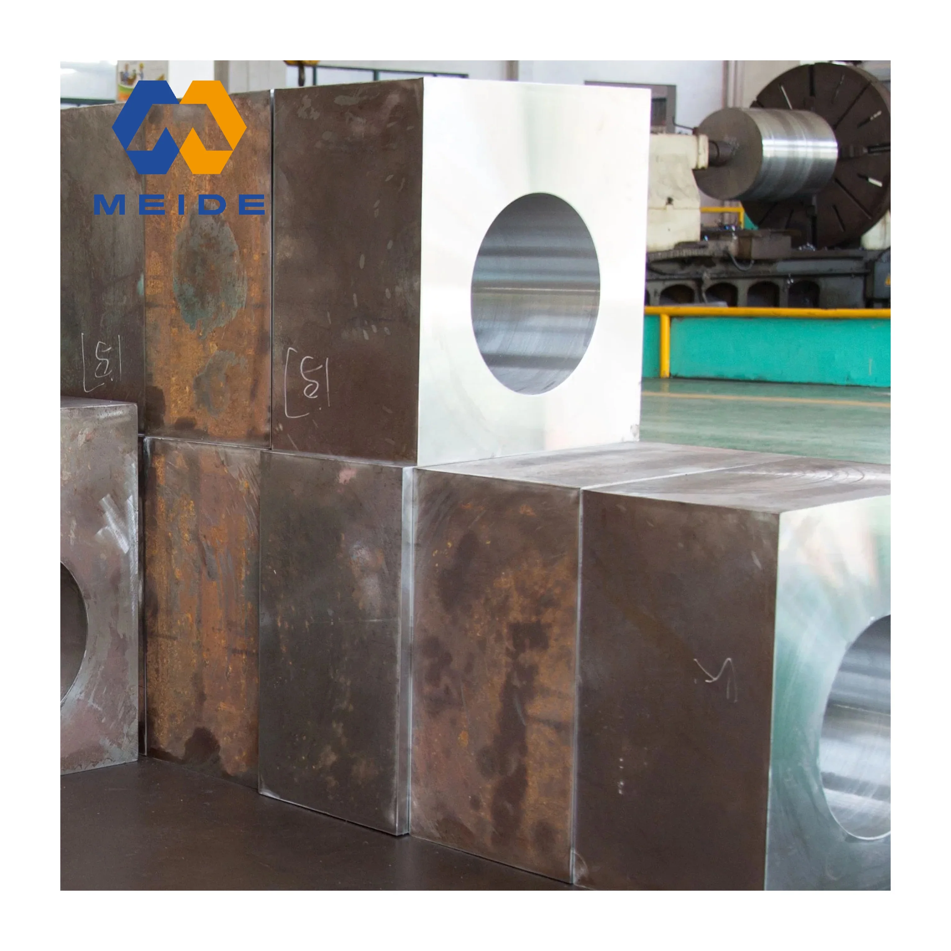 Custom Precision Open Die Forging Alloy Steel 40cr 25crmo Steel Grade ODM  Metal Forged Cylinder Block