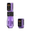 2 piles violettes